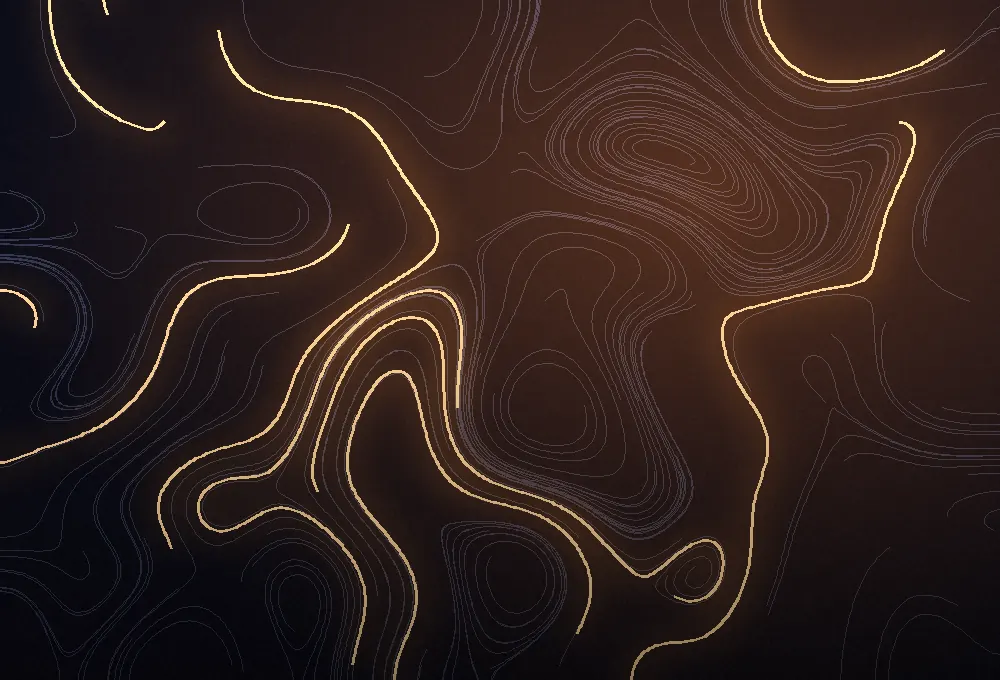 Flow lines representing operational load